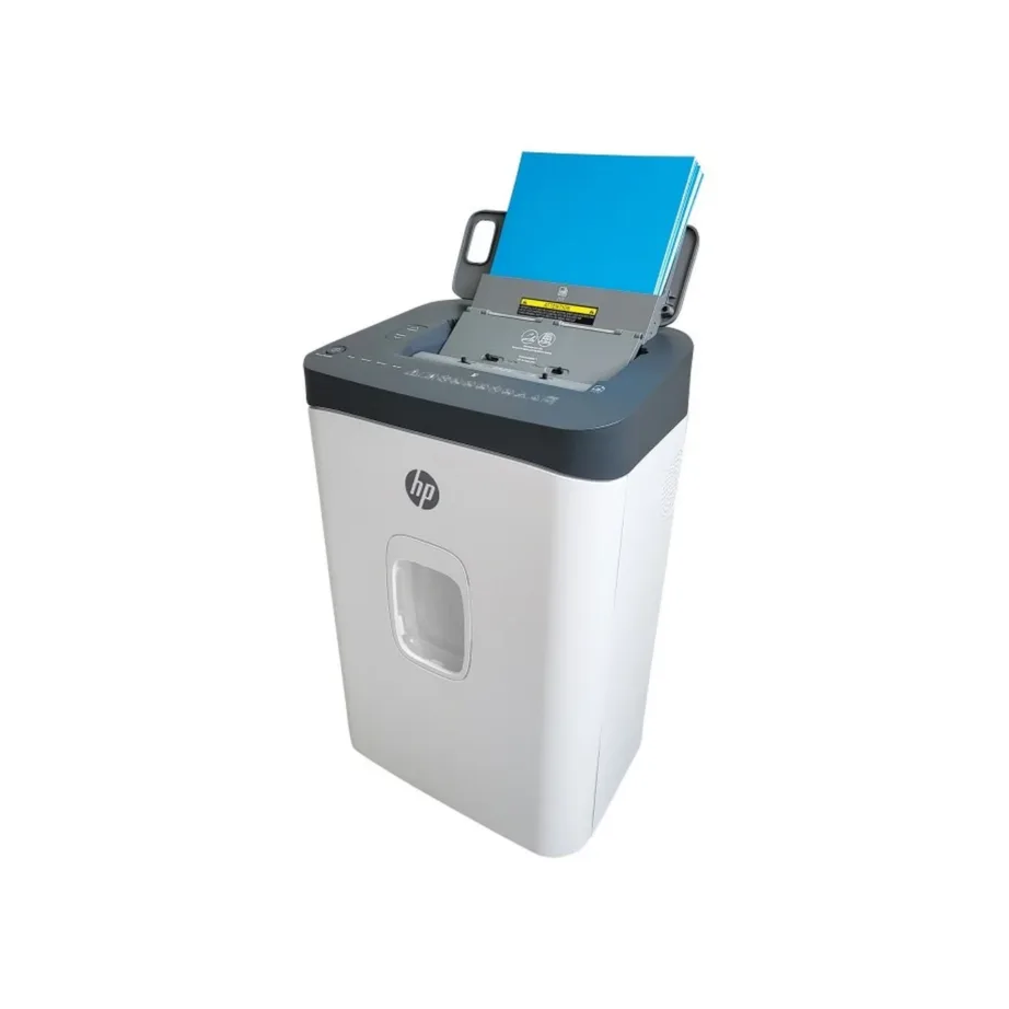 HP OneShred Auto 200CC 28L valge-hall mikro-lõikega paberihunt 200-lehe automaatsööt HPN2819200CCOF-05 P-4 turbetase – 10