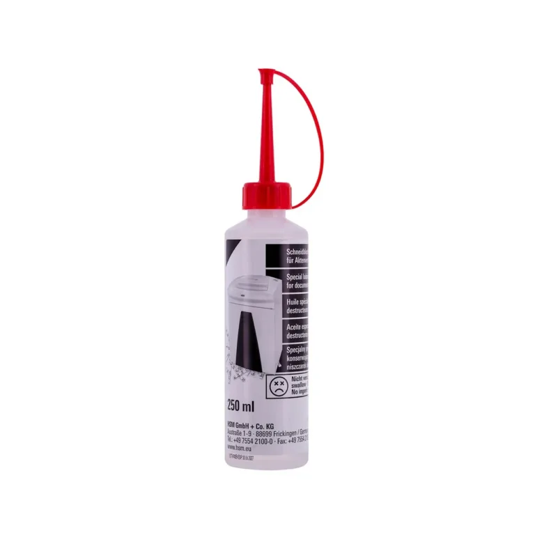HSM 1235997403 250 ml õlitusvedelik paberipurustitele, läbipaistev