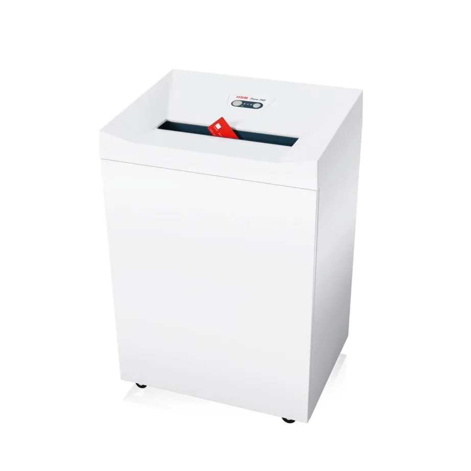 HSM Pure 740 145 l 5,8 mm ribalõikusega valge paberipurustaja (37 lehte, 40 cm töölaaius, CD ja kaartide hävitus, mudel 2371111) – 7