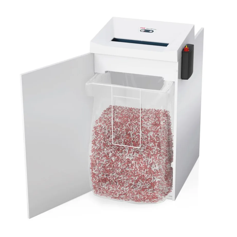 HSM Pure 740 max 240L 4,5×30 mm osakesteks lõikav valge paberi- ja klambripurustaja P-4, 40 cm töölaius – 8