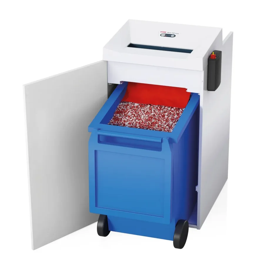 HSM Pure 740 max 240L 4,5×30 mm osakesteks lõikav valge paberi- ja klambripurustaja P-4, 40 cm töölaius – 9