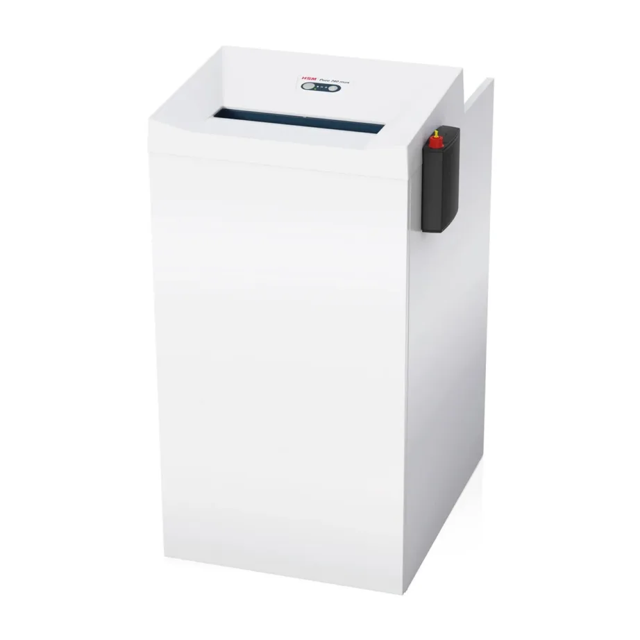 HSM Pure 740 max 240L 4,5×30 mm osakesteks lõikav valge paberi- ja klambripurustaja P-4, 40 cm töölaius