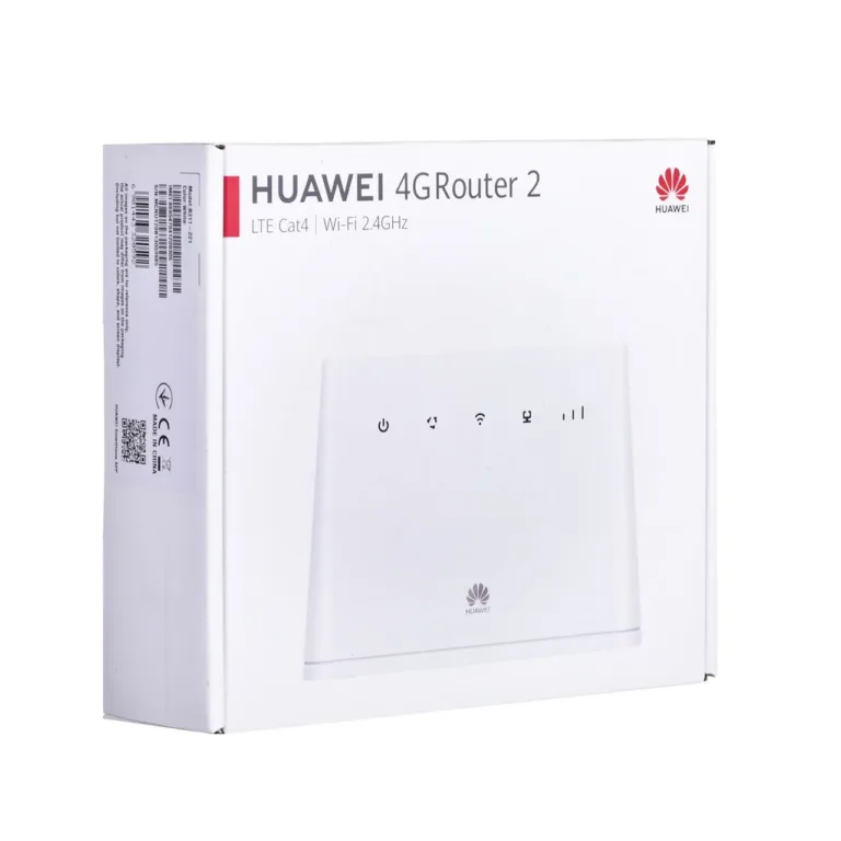 Huawei B311-221 valge 4G LTE WiFi ruuter 150 Mbps, 1x Gigabit LAN, SIM-pesaga, 181x126x36 mm