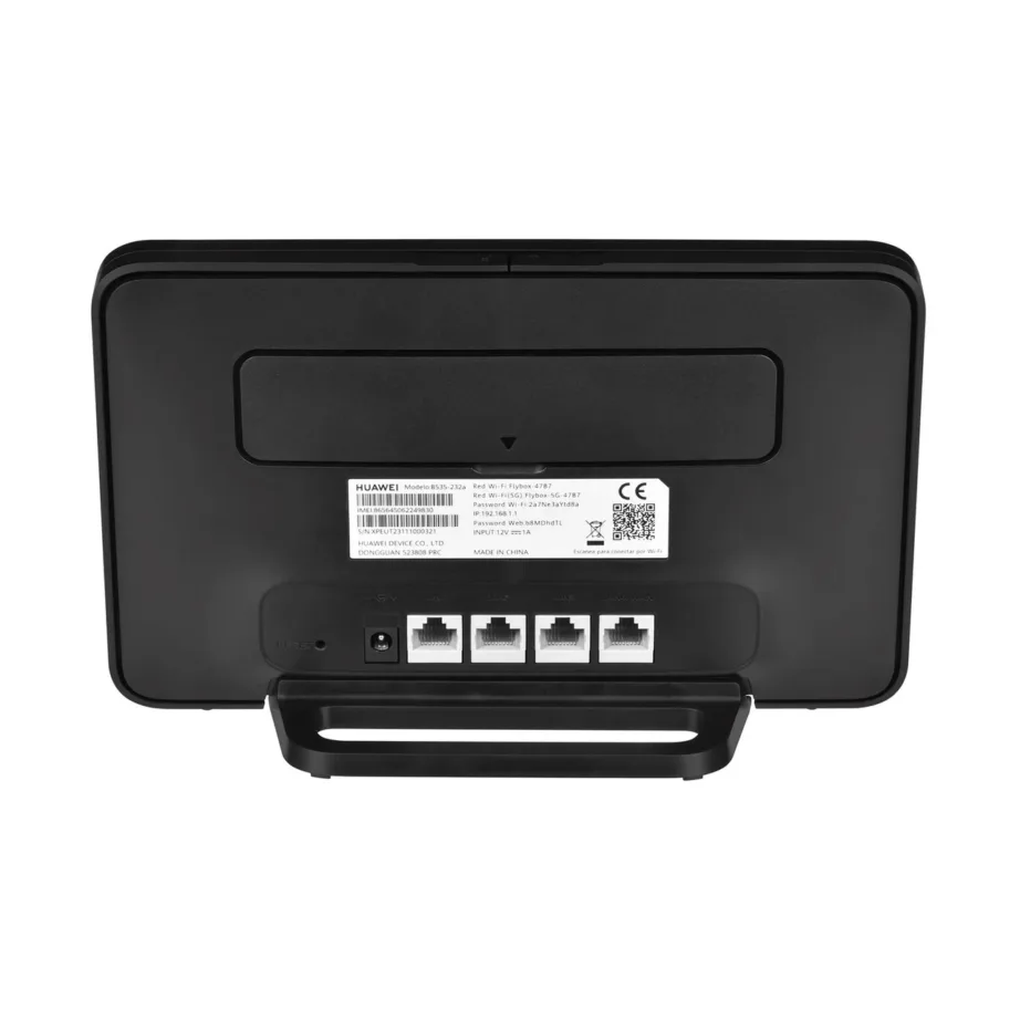 Huawei B535-232a must 4G LTE ruuter, 219x138x25,6 mm, Wi-Fi AC, 4 LAN-porti, sisemine antenn, 1 SIM-kaart – 6