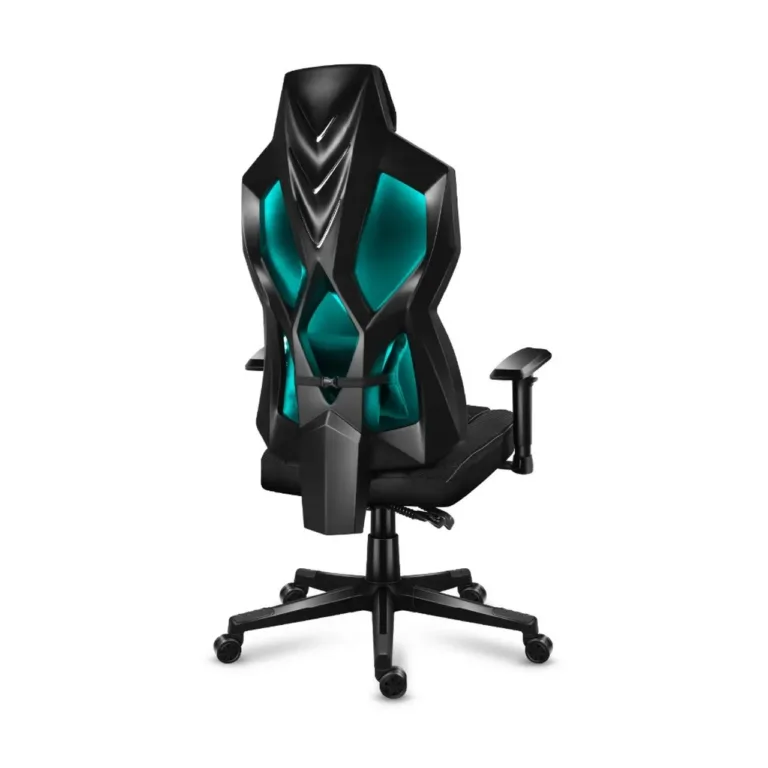 Huzaro Combat 6.2 Black RGB 48x70 cm võrgust ergonoomiline mänguritool, 140 kg kandevõimega, RGB valgustuse ja reguleeritavate käetugedega