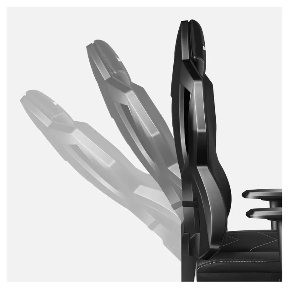 Huzaro Combat 6.2 Black RGB 48×70 cm võrgust ergonoomiline mänguritool, 140 kg kandevõimega, RGB valgustuse ja reguleeritavate käetugedega – 10