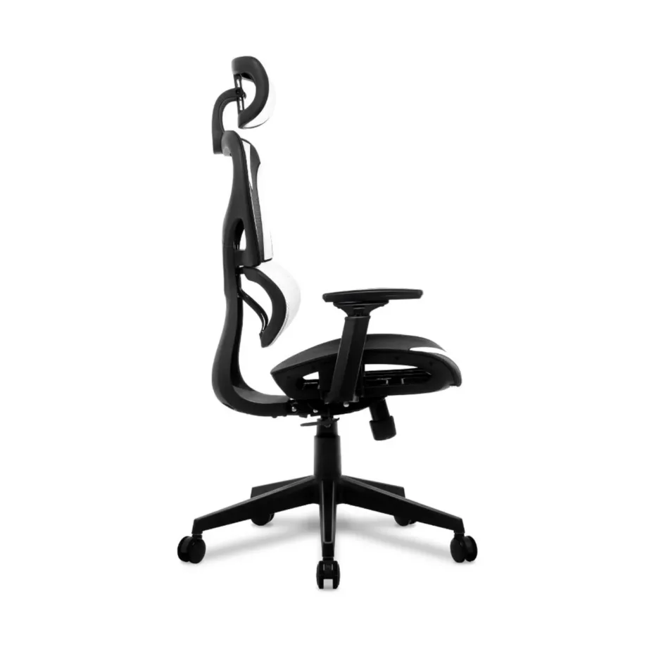 Huzaro Combat 8.0 White kangast-mänguritool, ergonoomiline, reguleeritav, must/valge, 125–133 cm, 150 kg – 9