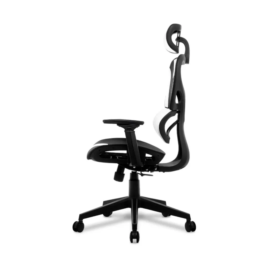 Huzaro Combat 8.0 White kangast-mänguritool, ergonoomiline, reguleeritav, must/valge, 125–133 cm, 150 kg – 10