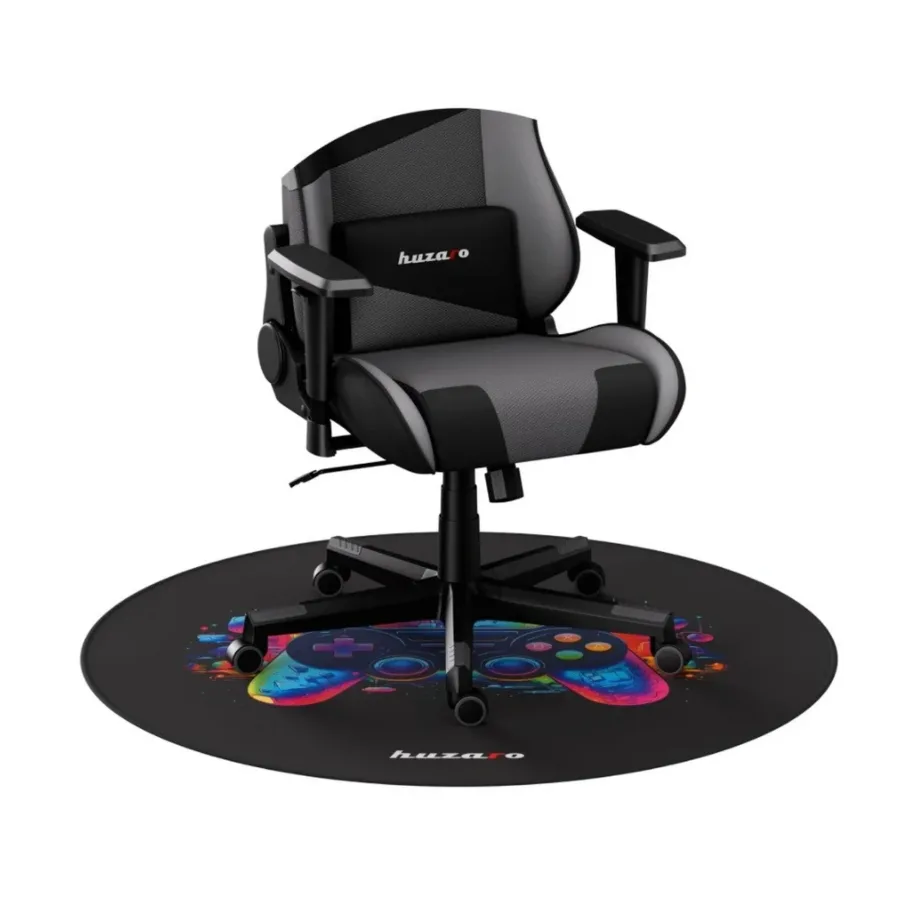 Huzaro FloorMat 7.0 120×120 cm 5 mm must libisemisvastane toolimatt – 5