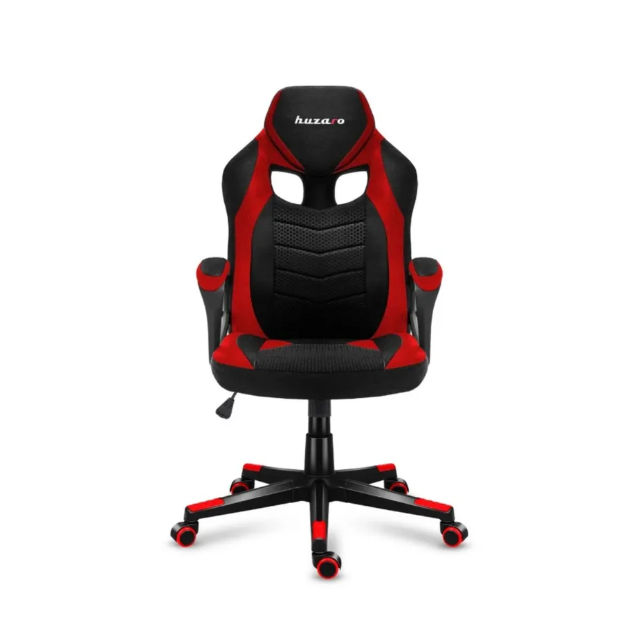 Huzaro FORCE 2.5 Red Mesh 68 cm ergonoomiline mänguritool, võrkkangast seljatugi ja iste, gaasitõste, maksimaalne kandevõime 130 kg – 7