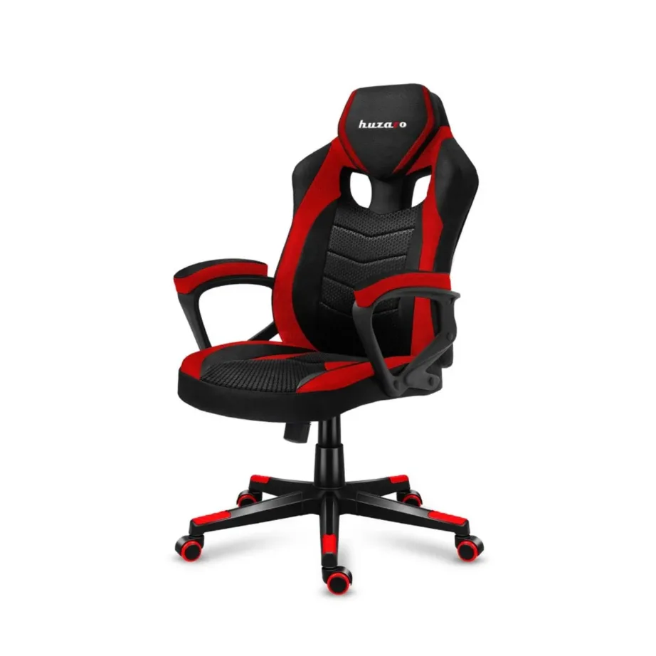Huzaro FORCE 2.5 Red Mesh 68 cm ergonoomiline mänguritool, võrkkangast seljatugi ja iste, gaasitõste, maksimaalne kandevõime 130 kg – 8