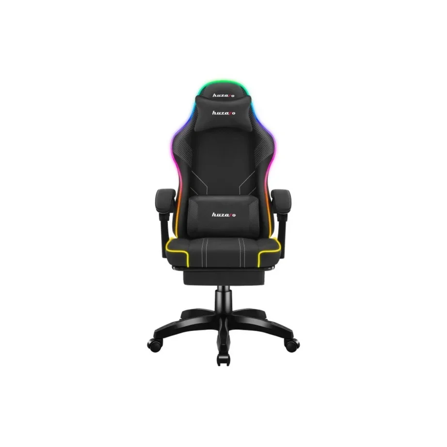 Huzaro Force 3.7 RGB Black 60 cm lai reguleeritav mänguritool valgustuse ja ergonoomilise disainiga – 2