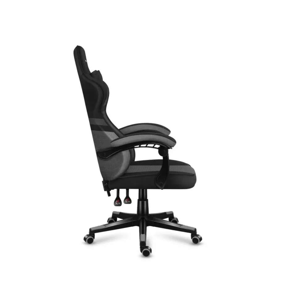 Huzaro Force 4.4 hall võrkriidest mänguritool 71x71x115–125 cm, ergonoomiline, reguleeritav kõrgus, pehmed käetoed, kaela- ja nimmepadjad, kandevõime 130 kg – 3