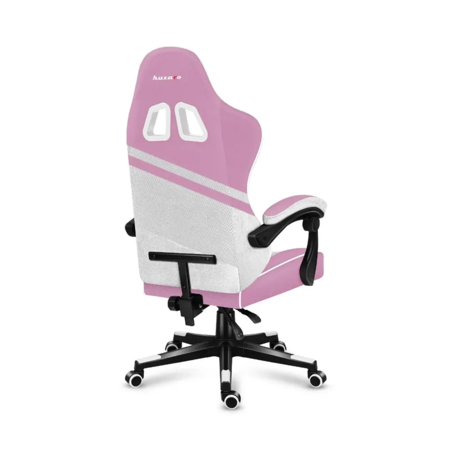 Huzaro Force 4.4 Pink Mesh 71 cm lai roosa/valge võrguga ergonoomiline mänguritool, terasraam, 130 kg kandevõime – 7