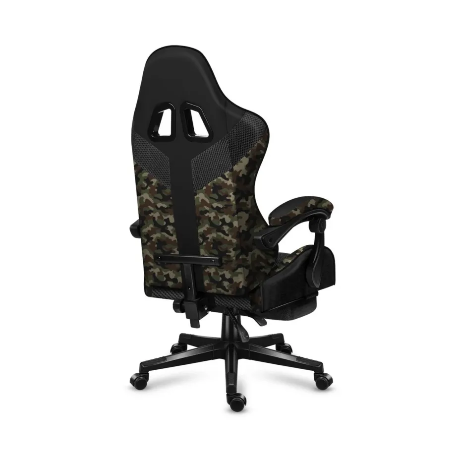 Huzaro Force 4.7 camo kangast mänguritool jalatoe ja nimmepadjaga, 67x50x113-123 cm, 140 kg – 10
