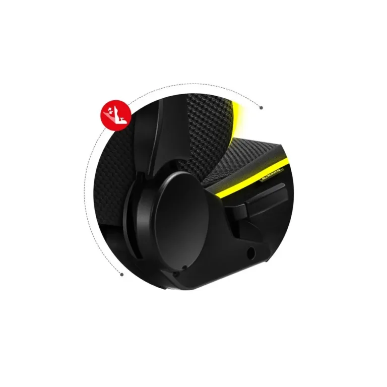 Huzaro Force 6.3 RGB Mesh 125–135 cm must/multicolor ergonoomiline PC mänguritool, valgustusega ja reguleeritava seljatoega, terasraam, 130 kg