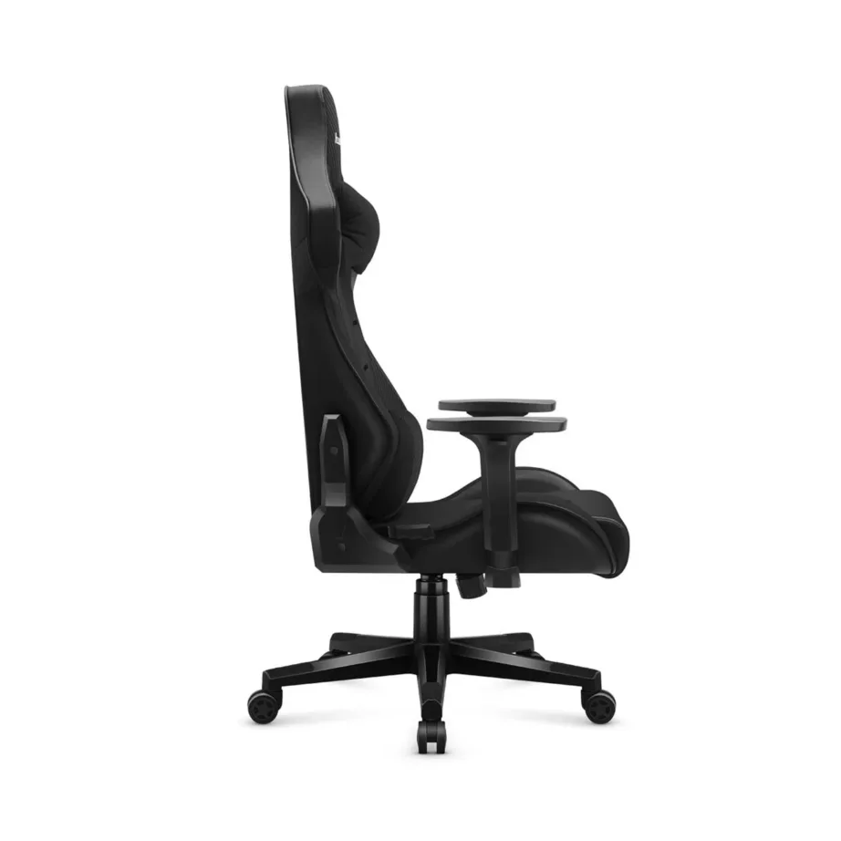 Huzaro Force 7.6 Black ergonoomiline mänguritool 126–136 cm kangas/vaht, must, kandevõime 150 kg – 3