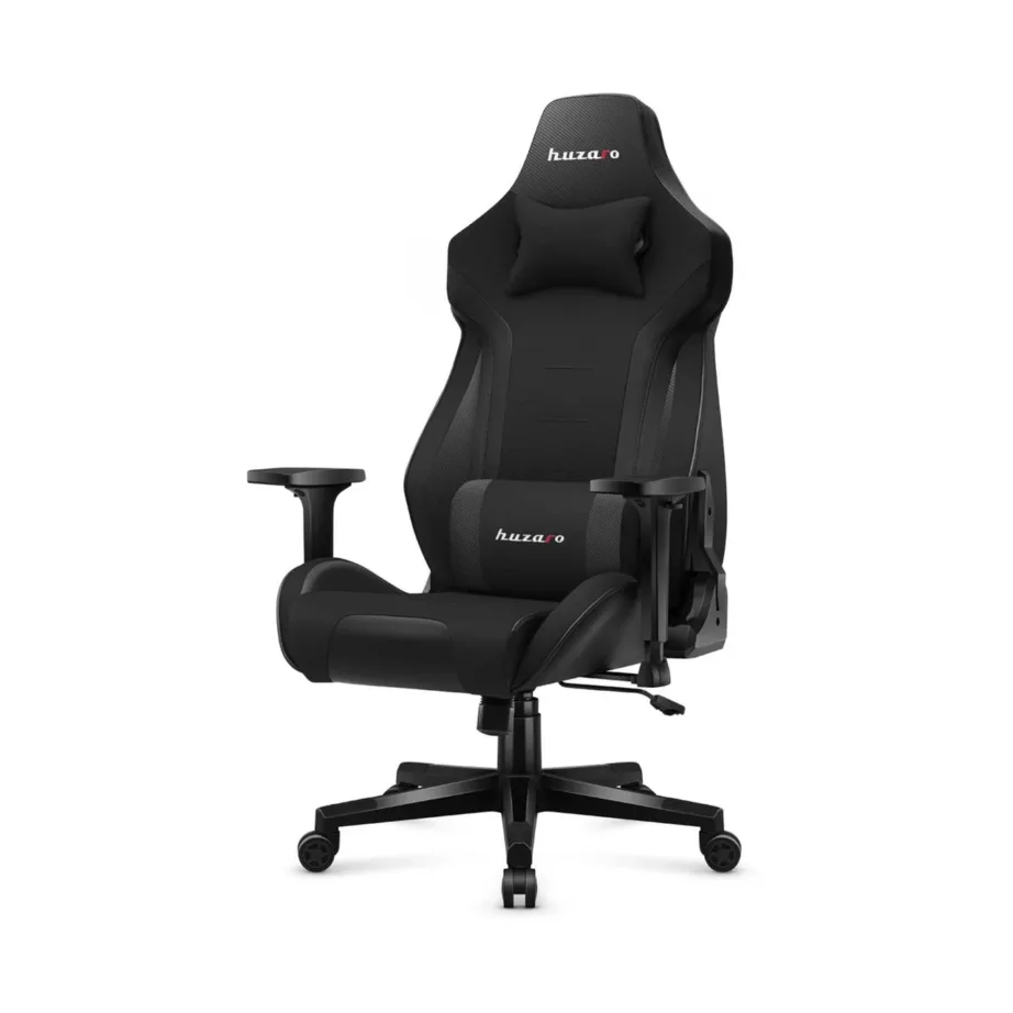 Huzaro Force 7.6 Black ergonoomiline mänguritool 126–136 cm kangas/vaht, must, kandevõime 150 kg – 8