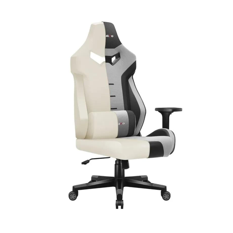 Huzaro Force 7.6 hall-must kangast ergonoomiline mänguritool, 150 kg kandevõime, kallutatav seljatugi, 3D käetoed, nimmepadi ja kaelapadi – 9
