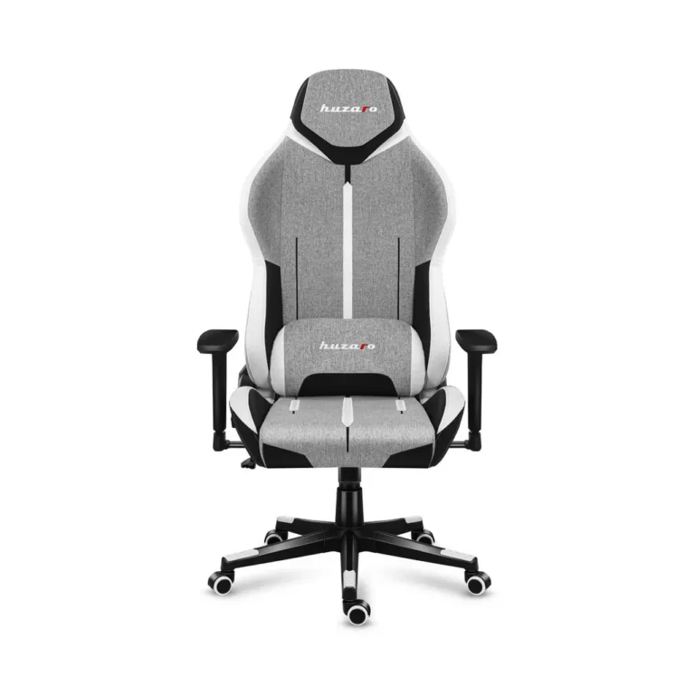 Huzaro Force 7.9 hall 128–138 cm ergonoomiline mänguritool, kangas, 150 kg, kallutatav seljatugi, reguleeritavad käetoed