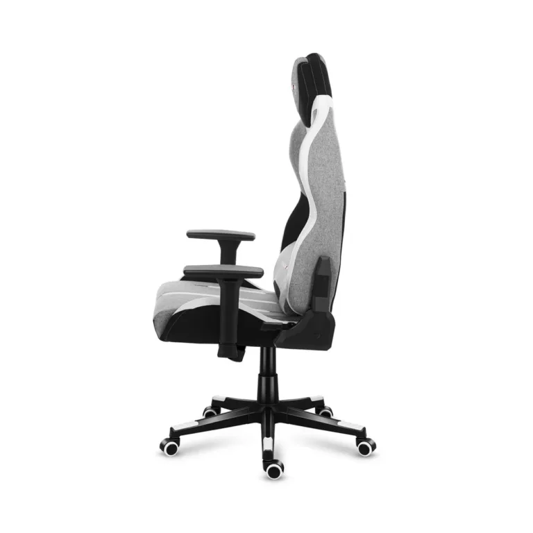 Huzaro Force 7.9 hall 128–138 cm ergonoomiline mänguritool, kangas, 150 kg, kallutatav seljatugi, reguleeritavad käetoed