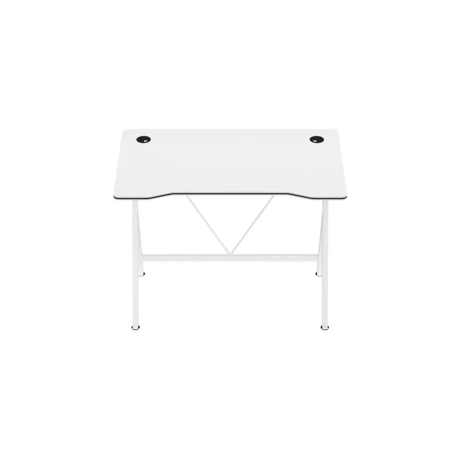 Huzaro Hero 1.4 White 100×50 cm valge MDF/metallist gaming laud kaabliavadega – 3