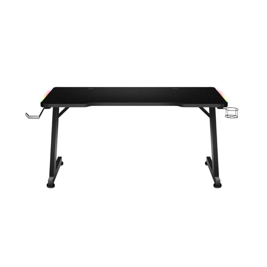 Huzaro Hero 2.5 RGB 120×60 cm must LED-valgustusega MDF mängurilaud puldiga – 3