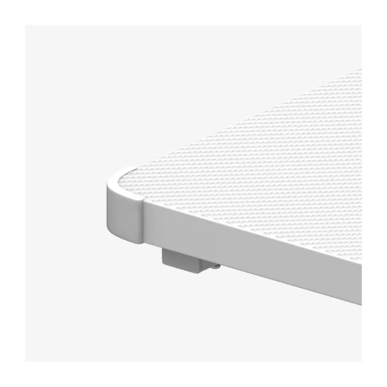 Huzaro Hero 2.5 White RGB 120x60 cm valge terasraamiga LED-taustvalgustusega mängurilaud USB-pesade ja tarvikute hoidikutega
