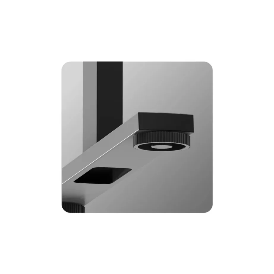 Huzaro Hero 2.6 120×60 cm must metallraamiga reguleeritava kõrgusega mängurilaud, kruusi- ja kõrvaklapihoidikuga – 6