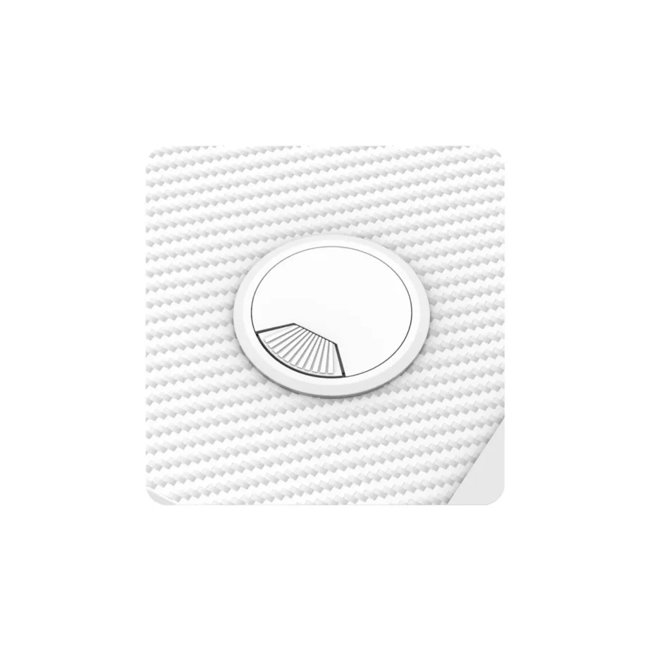 Huzaro Hero 2.6 White 120×60 cm valge metallraamiga mängurilaud kaabliavade ja kõrvaklapihoidikuga – 8