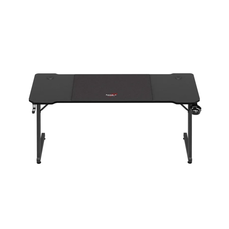 Huzaro Hero 4.8 Black 160×60 cm must sirge mängurilaud kaabli- ja topsihoidikuga ning kõrvaklapikonksuga – 5
