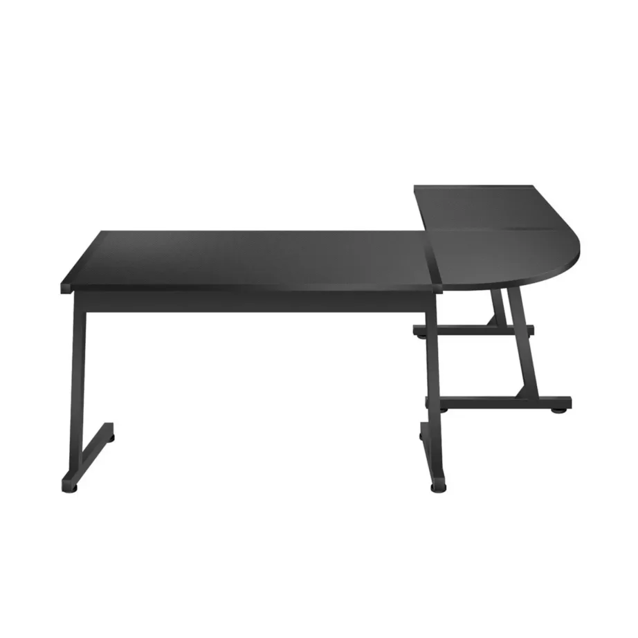 Huzaro Hero 6.0 Black 147x112x74 cm L-kujuline, carbon-viimistlusega, terasraamiga nurgatöölaud – 4