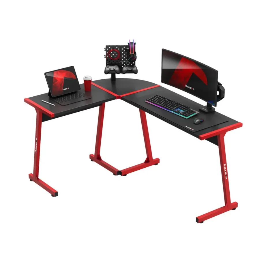 Huzaro Hero 6.0 Red 147×112 cm terasraamiga L-kujuline süsinikkiuga nurgalaud - 10