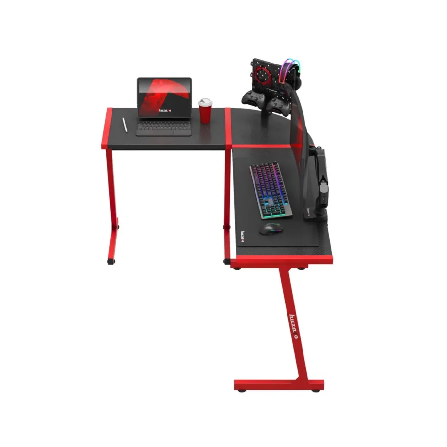 Huzaro Hero 6.0 Red 147×112 cm terasraamiga L-kujuline süsinikkiuga nurgalaud - 2