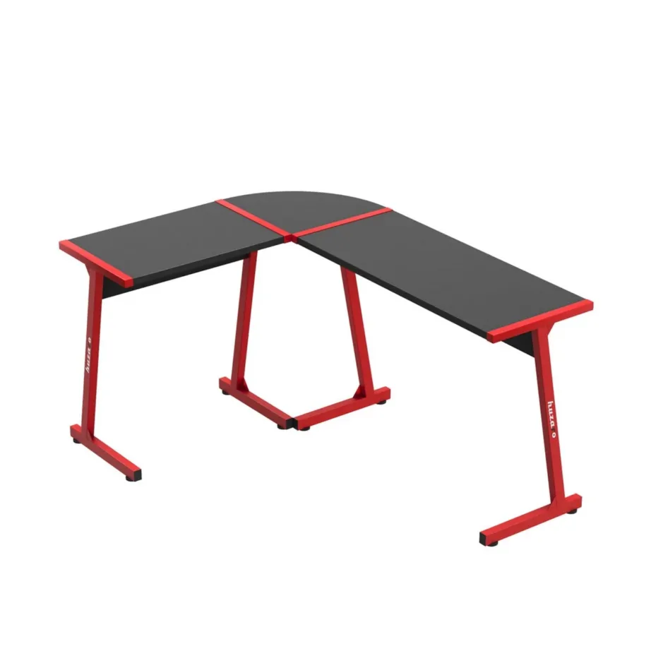 Huzaro Hero 6.0 Red 147×112 cm terasraamiga L-kujuline süsinikkiuga nurgalaud - 6