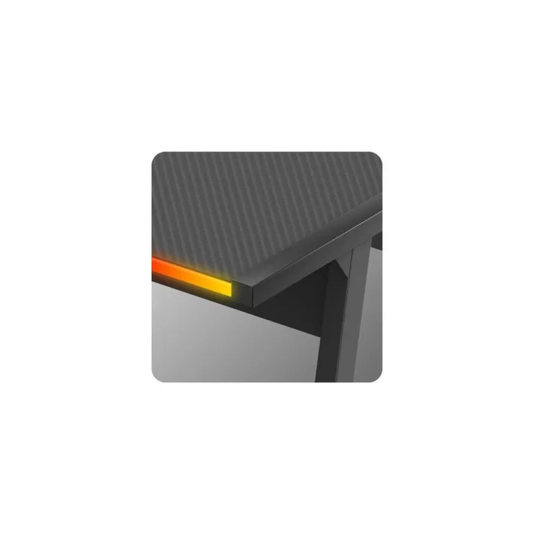 Huzaro Hero 6.0 RGB 147x112x74 cm L-kujuline must süsinikkiust LED-nurgalaud mänguritele