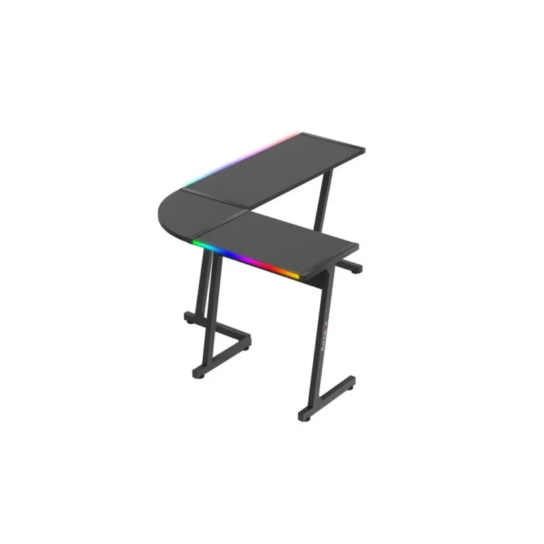Huzaro Hero 6.0 RGB 147x112x74 cm L-kujuline must süsinikkiust LED-nurgalaud mänguritele