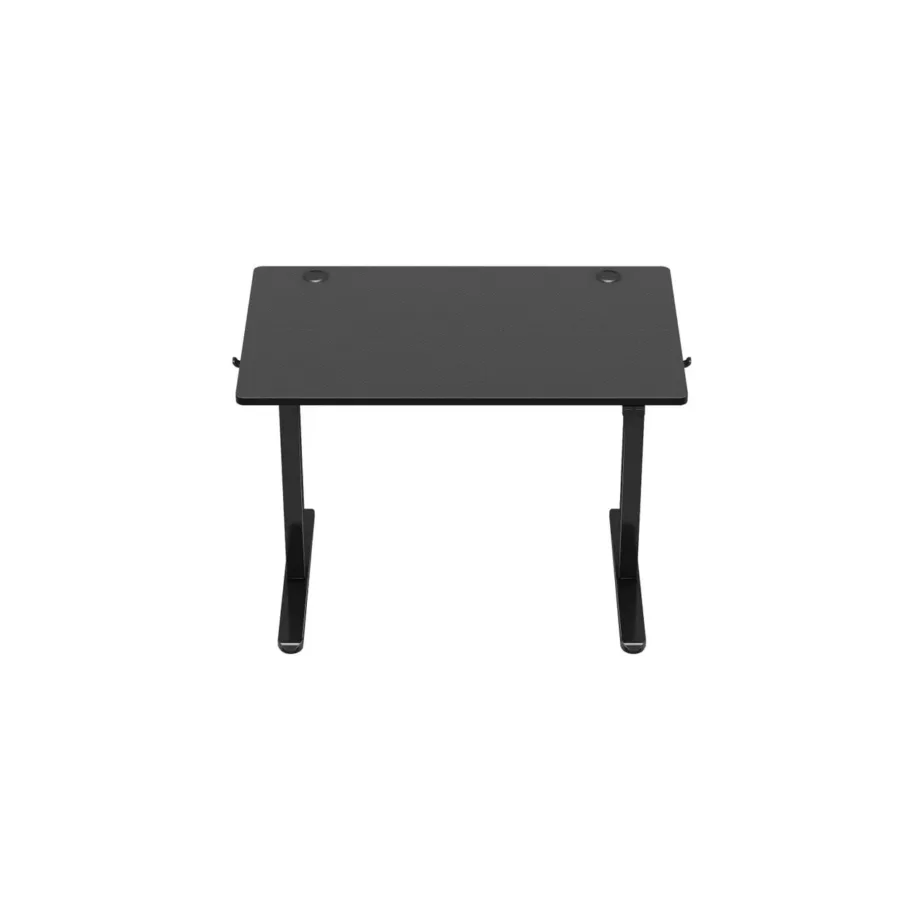 Huzaro Hero 7.9 Black elektriline reguleeritava kõrgusega 100×60 cm must mängurilaud, maksimaalne kõrgus 118 cm, kandevõime 70 kg, klapikonksu ja kaabliavadega – 4