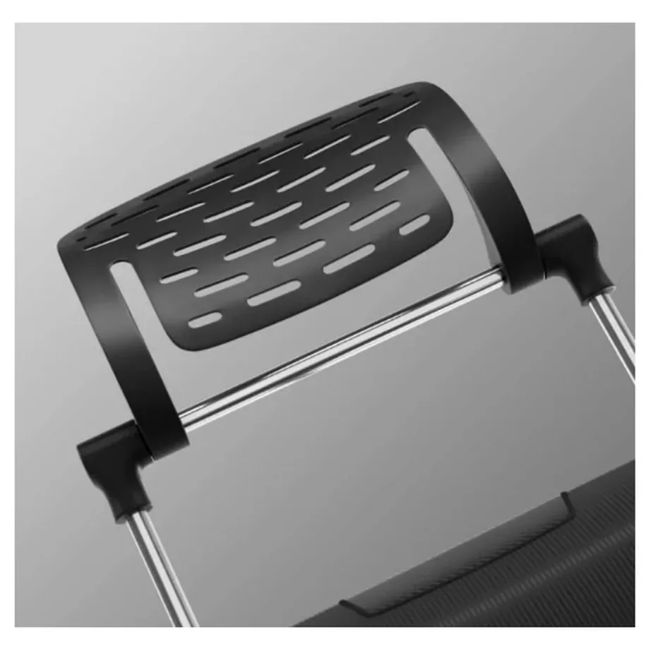 Huzaro HZ-Combat 7.9 must 70 cm ergonoomiline mänguritool võrkkangast seljatoe ja jalatoega, max 150 kg – 12