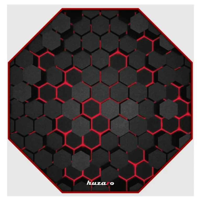 Huzaro HZ-FLOORMAT 2.0 must toolialune matt 120x120 cm, libisemisvastane, 5 mm neopreen