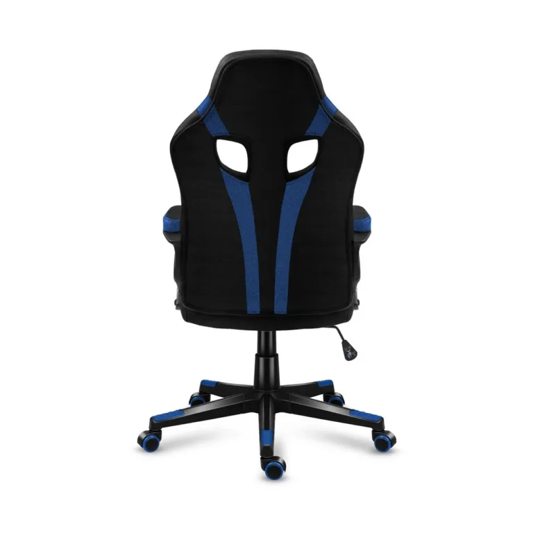 Huzaro HZ-Force 2.5 Blue 68 cm laiune ergonoomiline mänguritool hingava võrkkangast istmega, must-sinine, reguleeritava kõrgusega, pehme käetoega, kandevõime kuni 140 kg