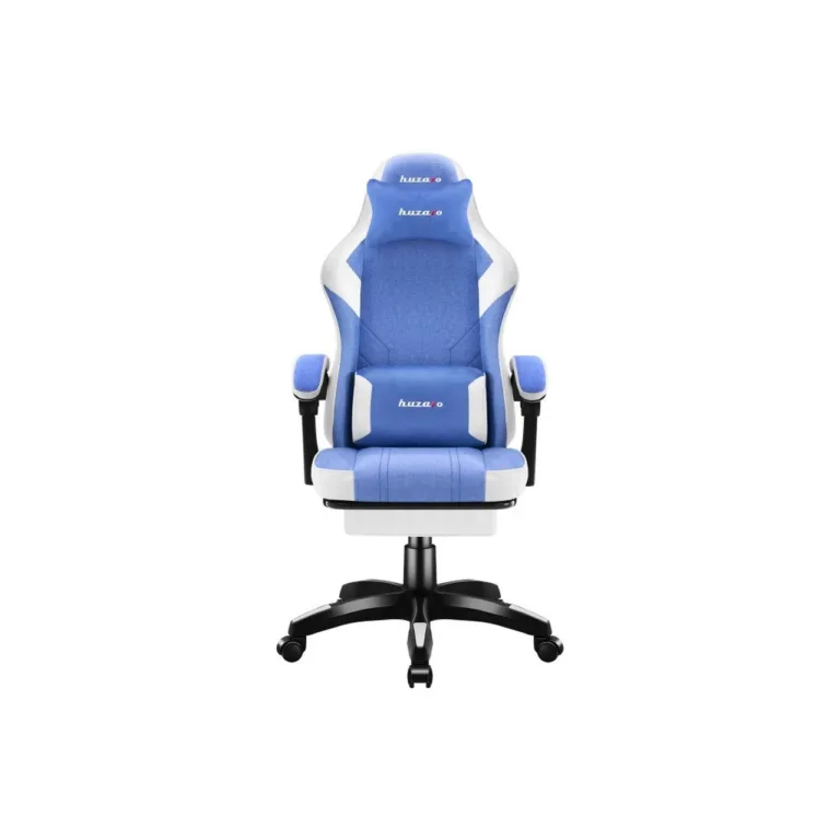 Huzaro HZ-FORCE 3.7 Blue 60 cm lai ergonoomiline mänguritool nimme- ja kaelapadjaga, sinine/valge