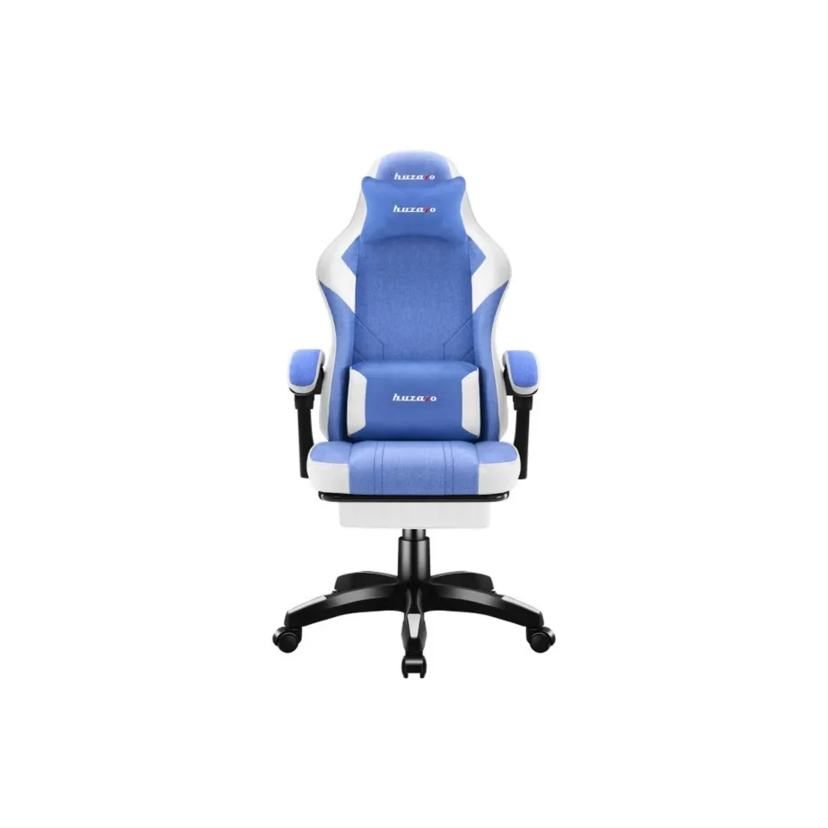 Huzaro HZ-FORCE 3.7 Blue 60 cm lai ergonoomiline mänguritool nimme- ja kaelapadjaga, sinine/valge – 6