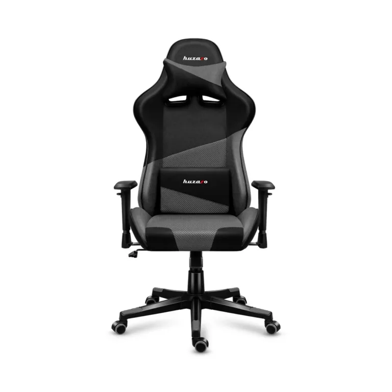 Huzaro Hz-Force 6.2 130 kg reguleeritav hall/must kangast ergonoomiline gaming tool, metallraam, kaela- ja nimmetoega