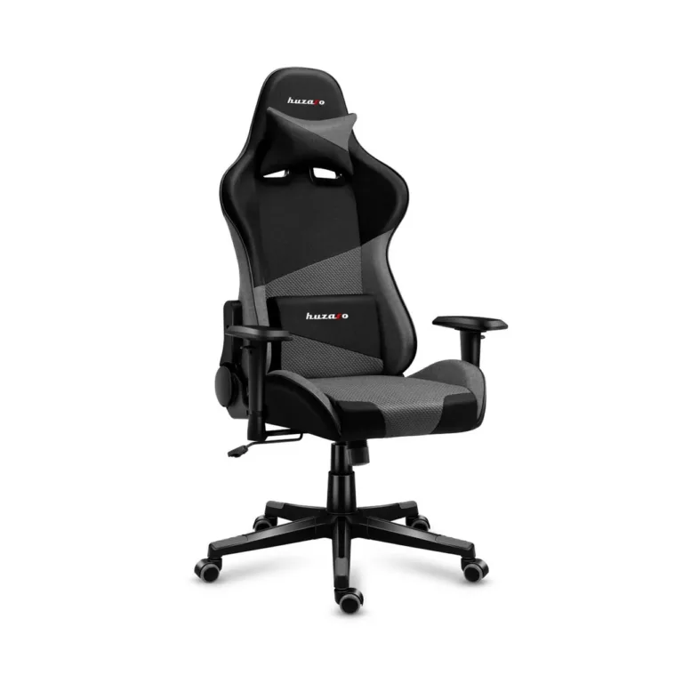 Huzaro Hz-Force 6.2 130 kg reguleeritav hall/must kangast ergonoomiline gaming tool, metallraam, kaela- ja nimmetoega