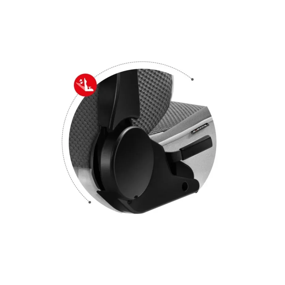 Huzaro Hz-Force 6.2 White Mesh 70×50 cm mänguritool, ergonoomiline, tekstiilist istme ja seljatoega, reguleeritav seljatugi (90–180°), kuni 130 kg – 11