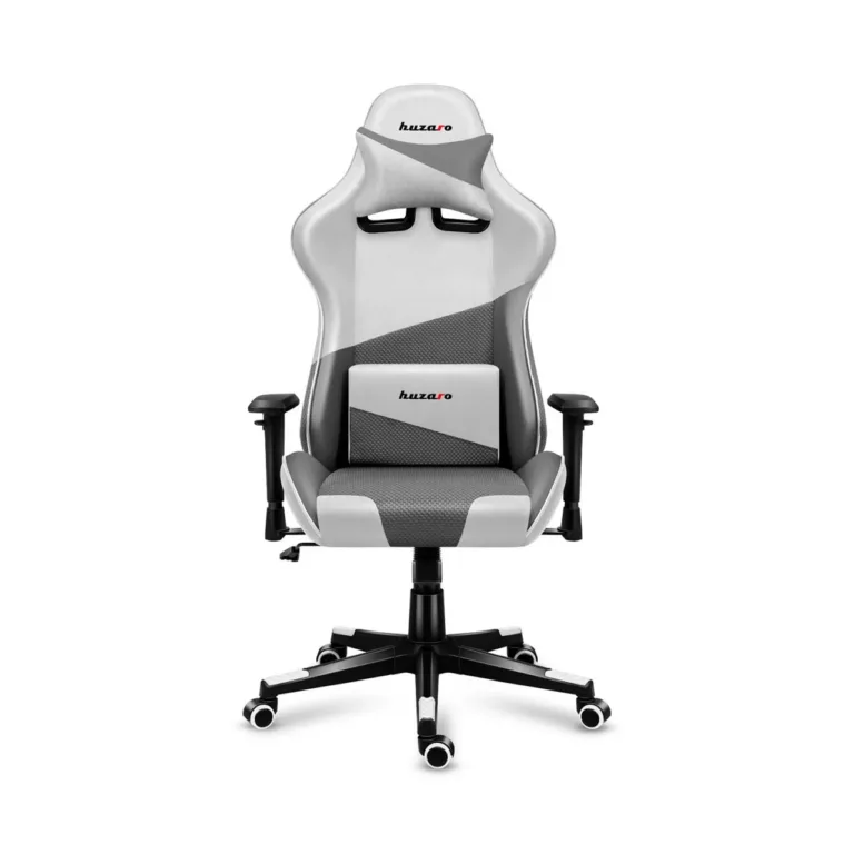 Huzaro Hz-Force 6.2 White Mesh 70x50 cm mänguritool, ergonoomiline, tekstiilist istme ja seljatoega, reguleeritav seljatugi (90–180°), kuni 130 kg