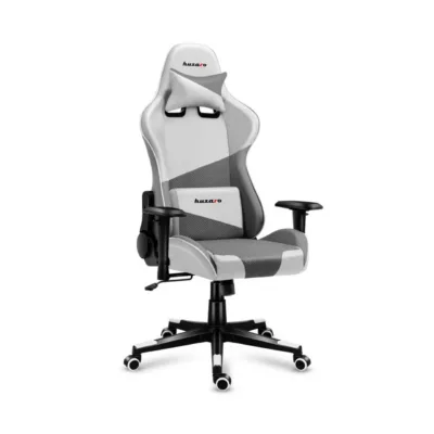 Huzaro Hz-Force 6.2 White Mesh 70x50 cm mänguritool, ergonoomiline, tekstiilist istme ja seljatoega, reguleeritav seljatugi (90–180°), kuni 130 kg