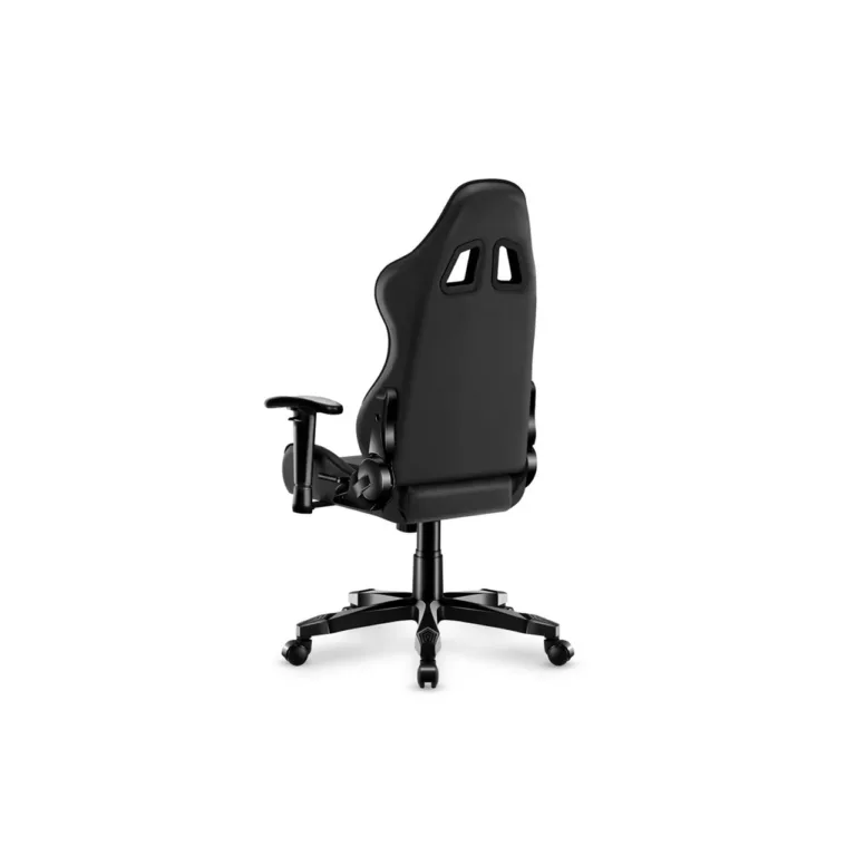 Huzaro HZ-Ranger 6.0 Black 61 cm laiune laste mänguritool, terasraam, kangas, 2D reguleeritavad käetoed, kuni 130 kg, must