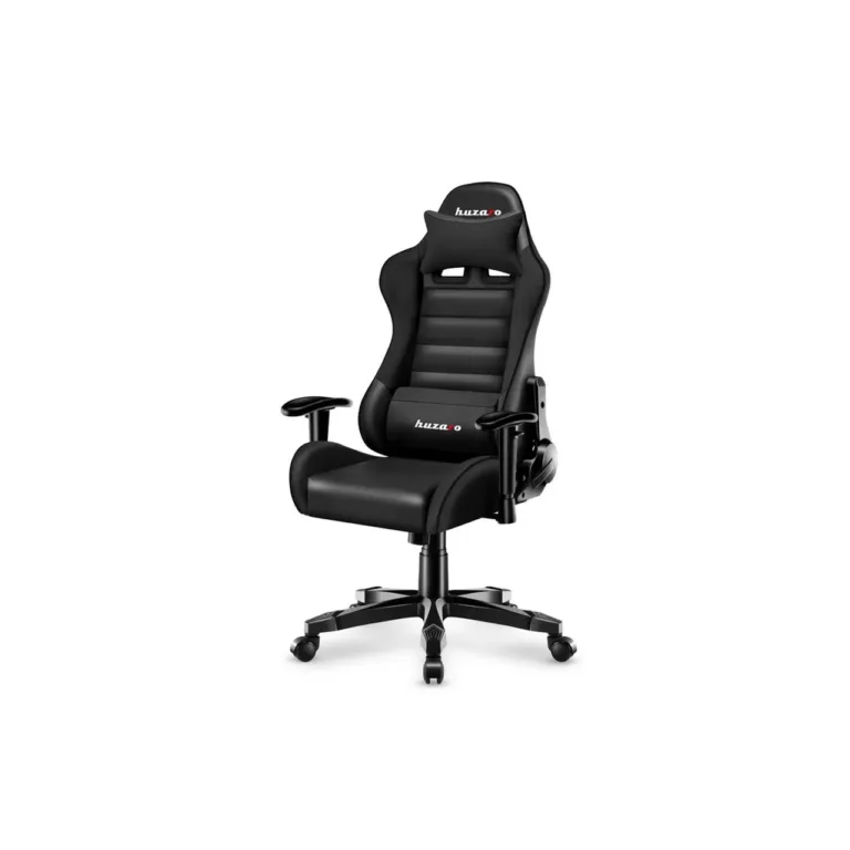 Huzaro HZ-Ranger 6.0 Black 61 cm laiune laste mänguritool, terasraam, kangas, 2D reguleeritavad käetoed, kuni 130 kg, must